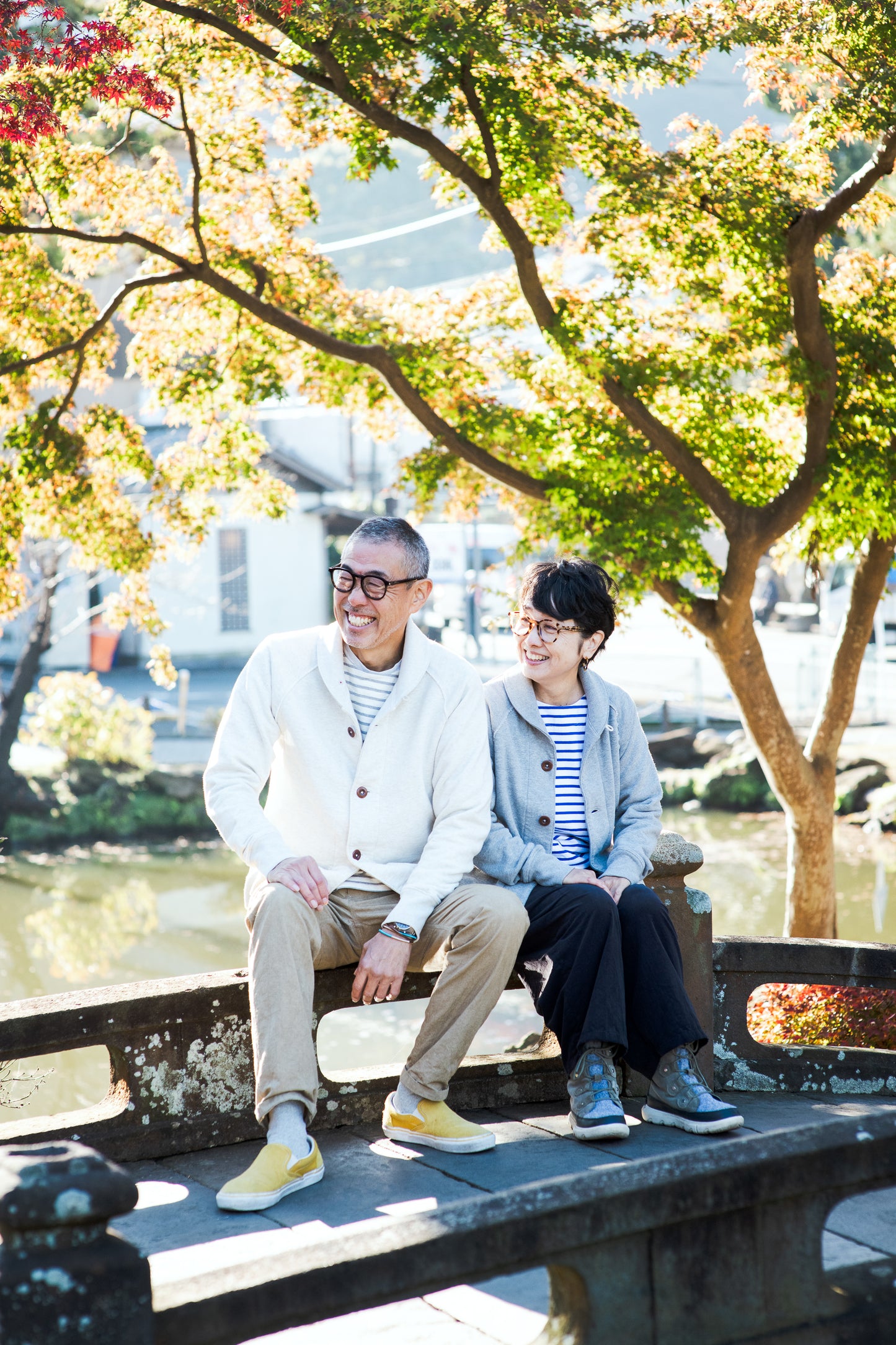 ラウンドカラー カーディガン / ヴィンテージ裏毛