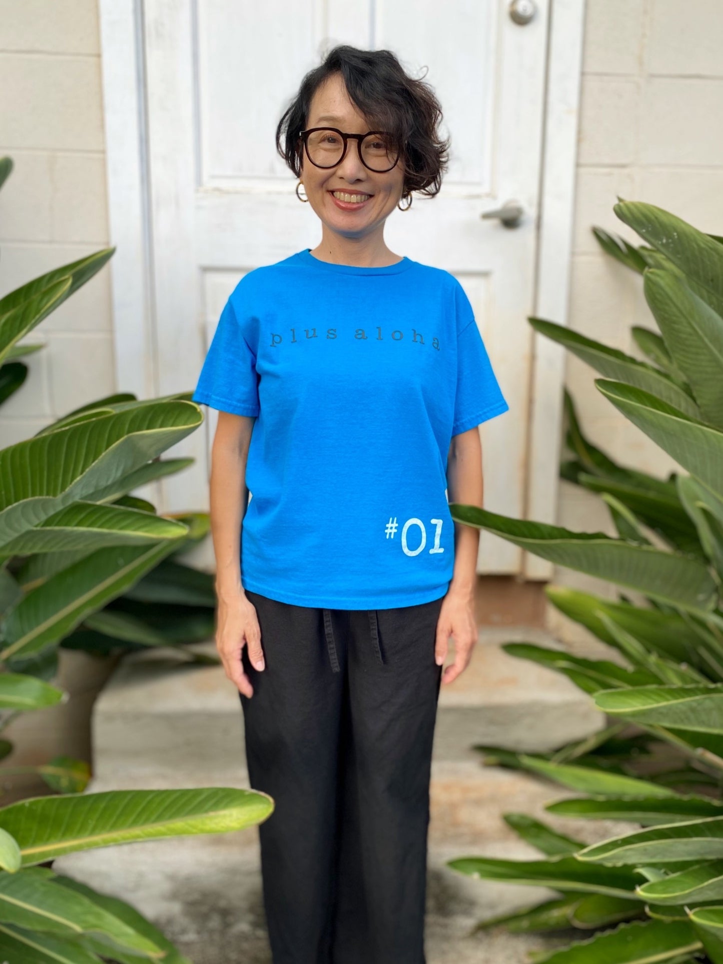 マハロプリントTシャツ/#04