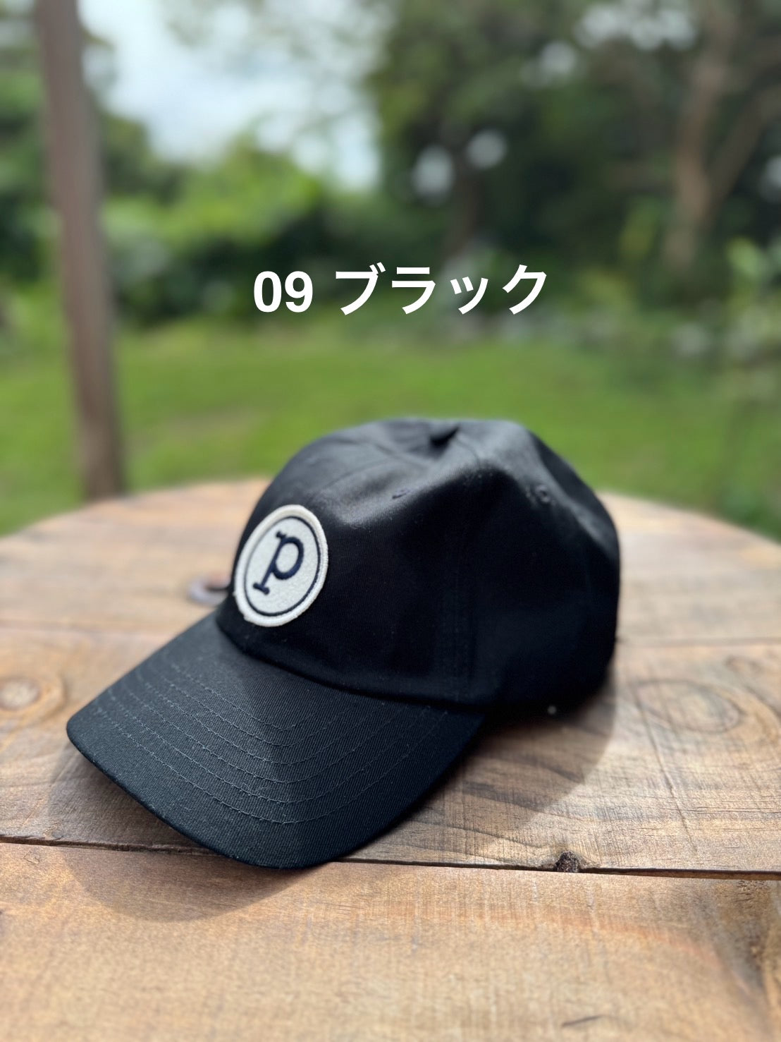 ベースボールキャップ/フェルトPワッペン