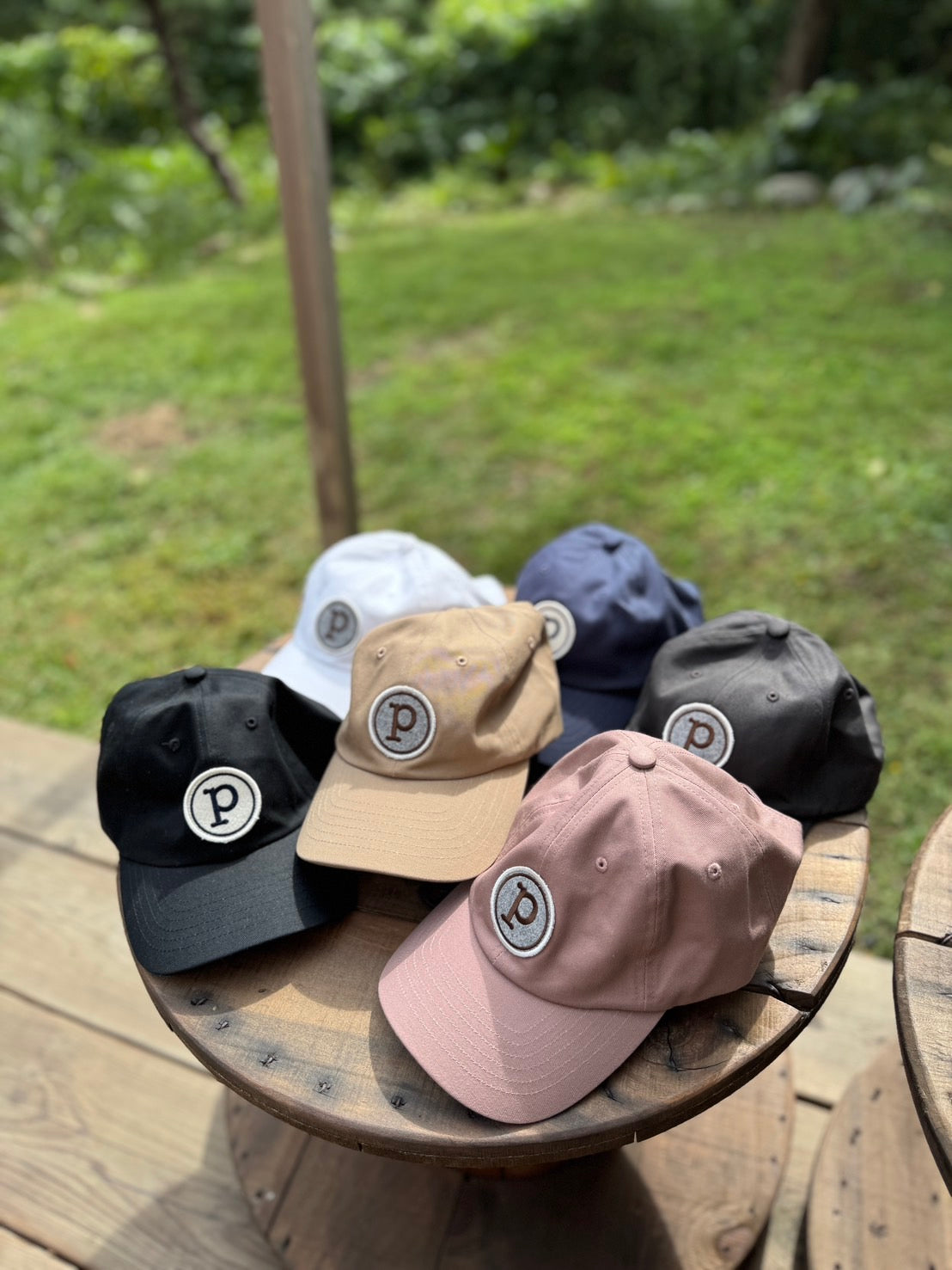 ベースボールキャップ/フェルトPワッペン