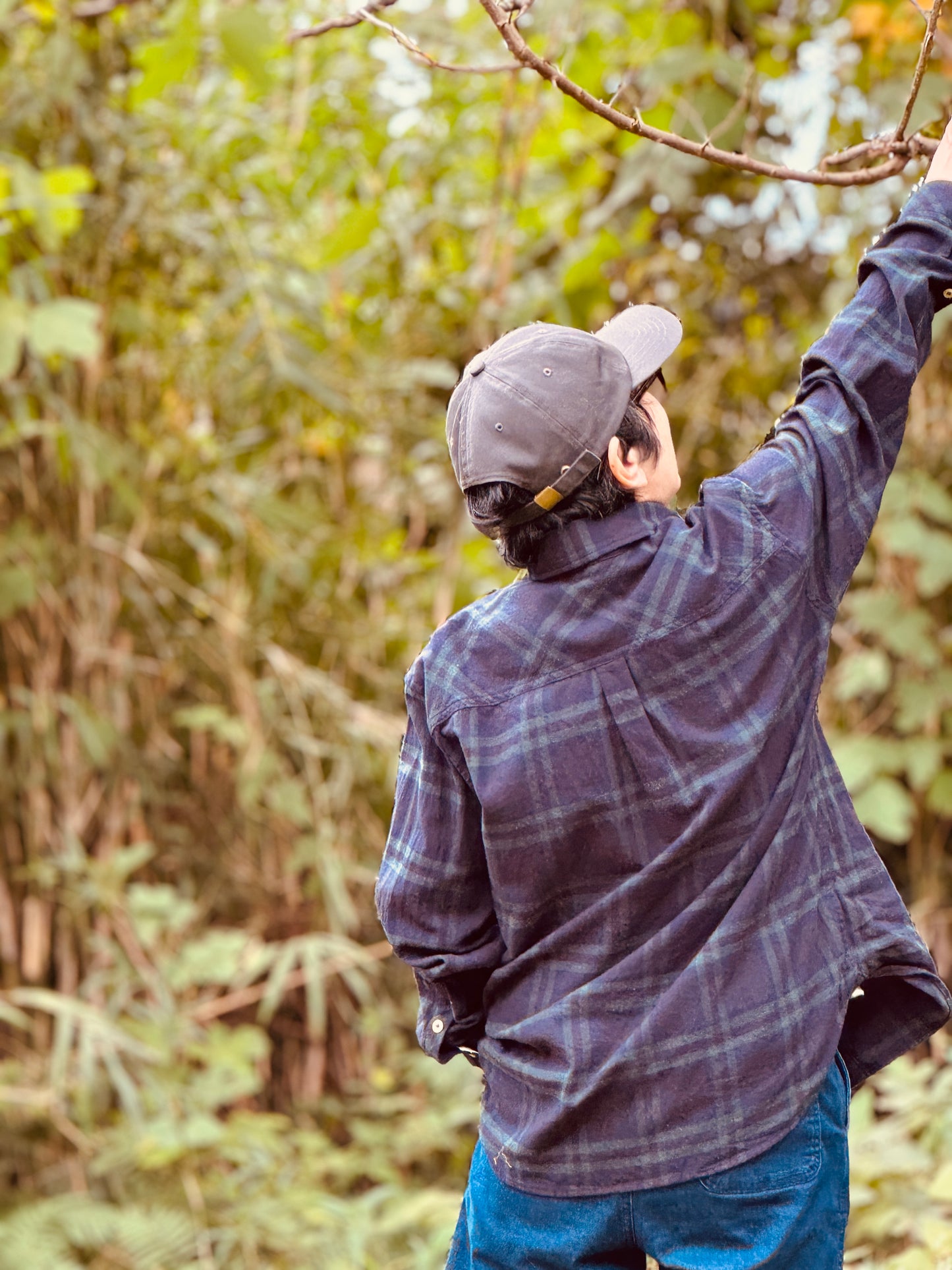 ホリゾンタルカラー コンフォートシャツ / ブーレットノイル タータンチェック