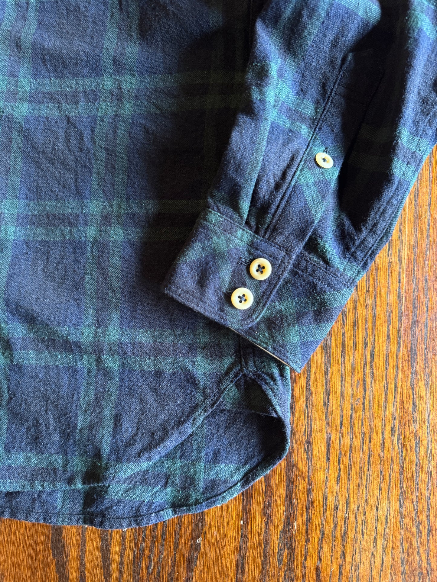 ホリゾンタルカラー コンフォートシャツ / ブーレットノイル タータンチェック