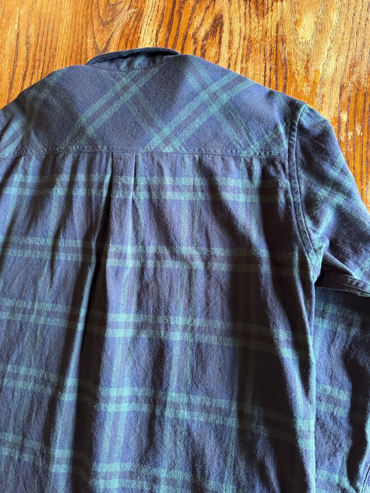 ホリゾンタルカラー コンフォートシャツ / ブーレットノイル タータンチェック