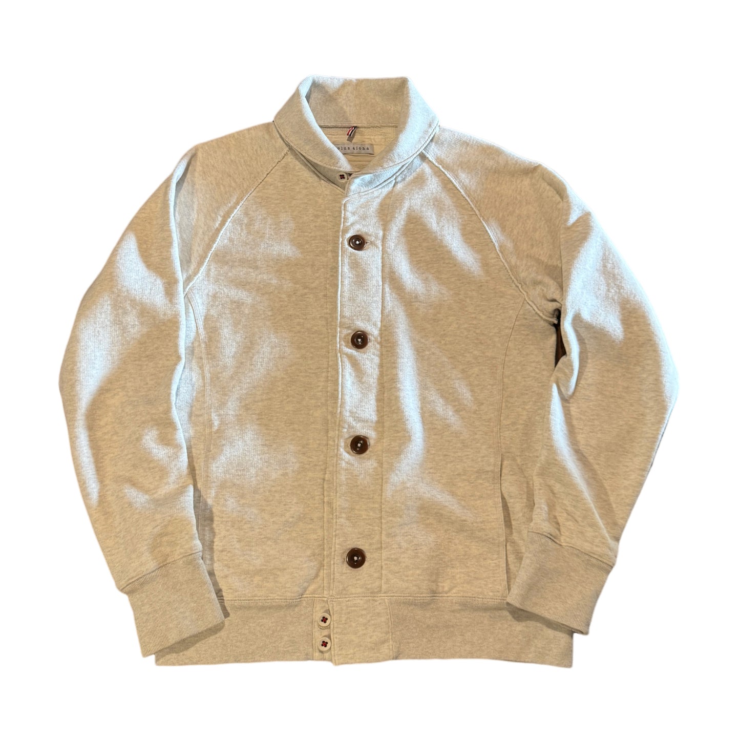 ラウンドカラー カーディガン / ヴィンテージ裏毛