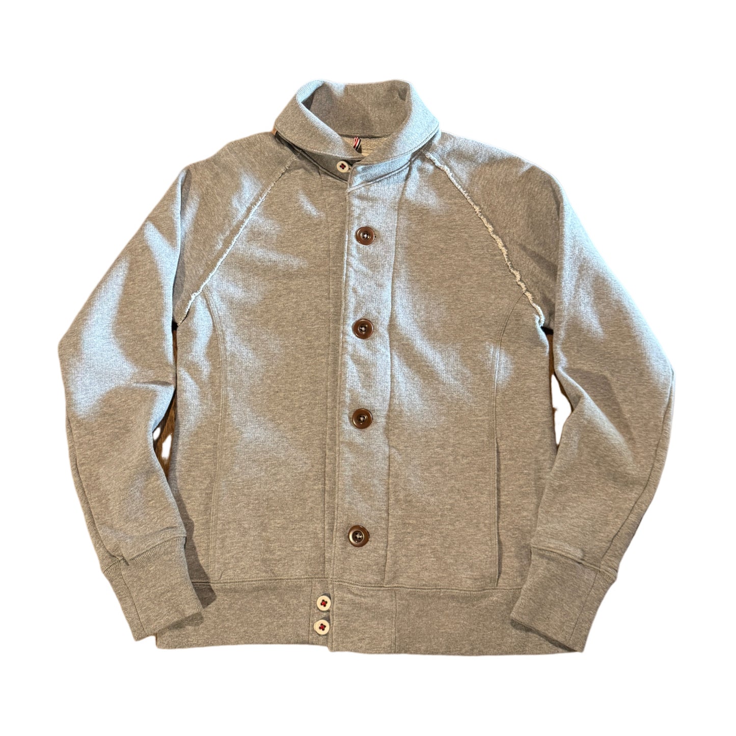 ラウンドカラー カーディガン / ヴィンテージ裏毛