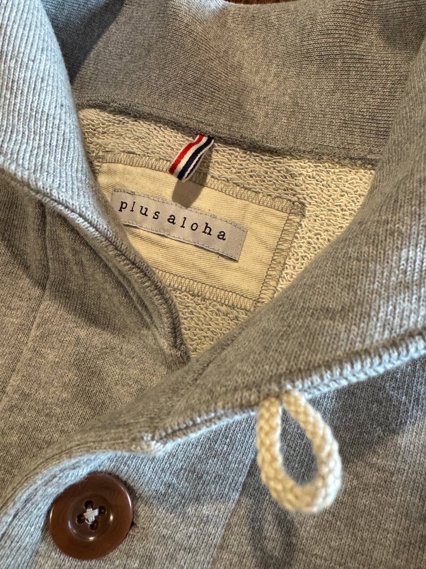 ラウンドカラー カーディガン / ヴィンテージ裏毛