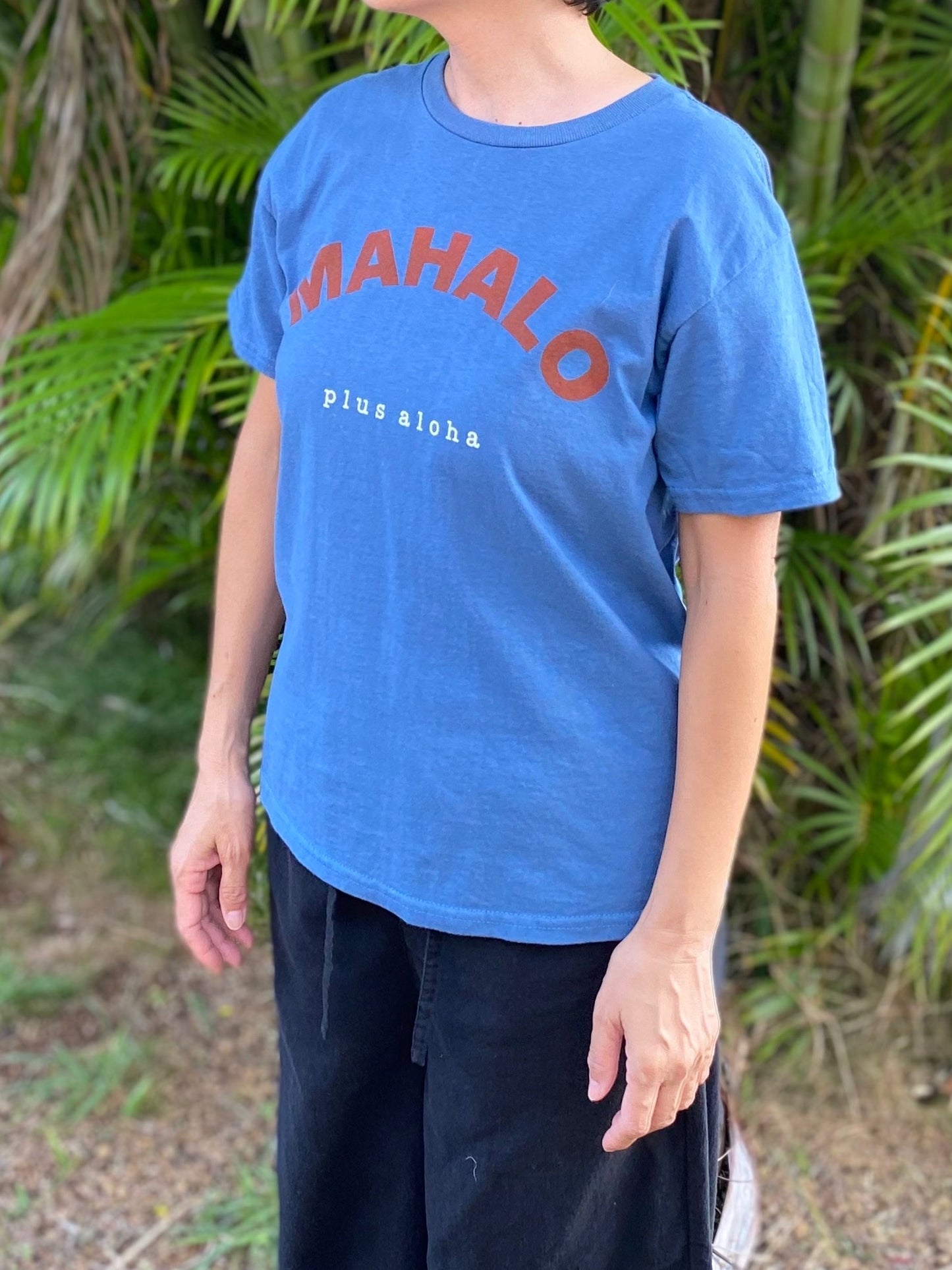 マハロプリントTシャツ/#04