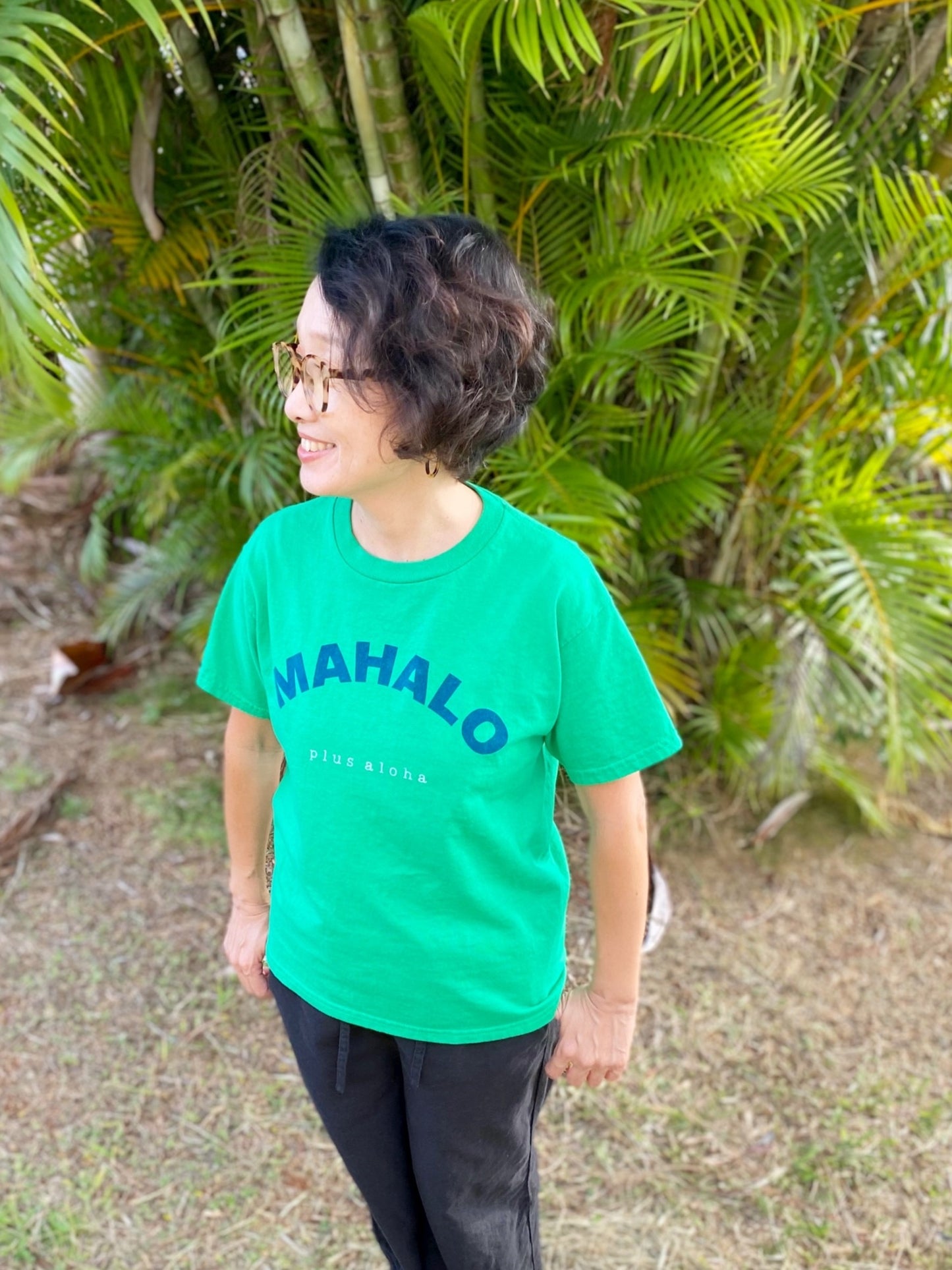 マハロプリントTシャツ/#04