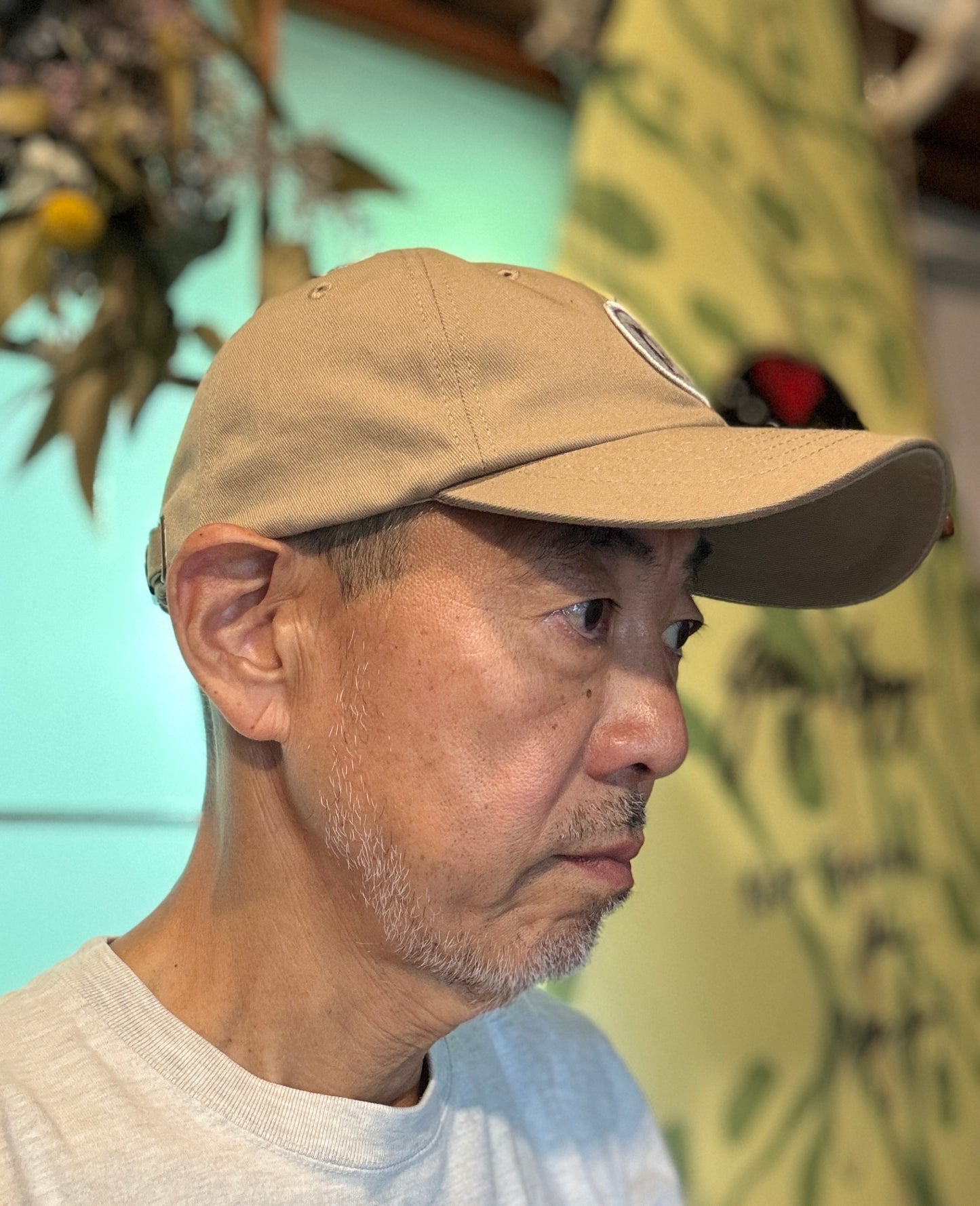 ベースボールキャップ/フェルトPワッペン