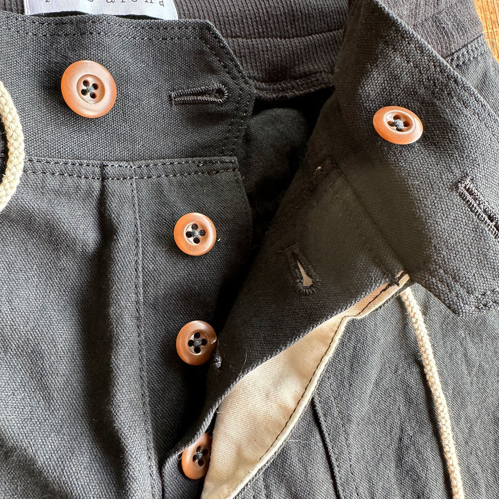 ユーティリティ ショートパンツ/綿麻オックスフォード