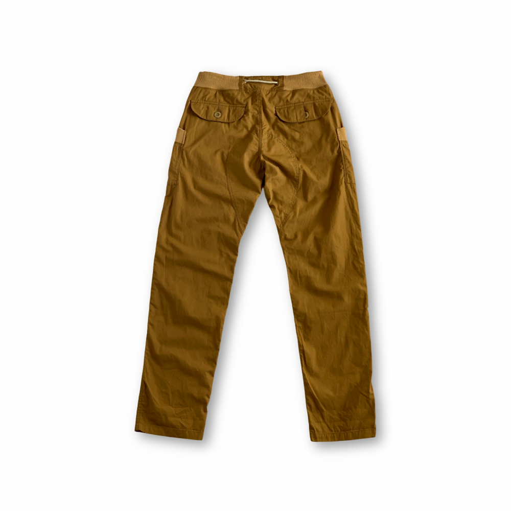 サイドポケット          リブパンツ