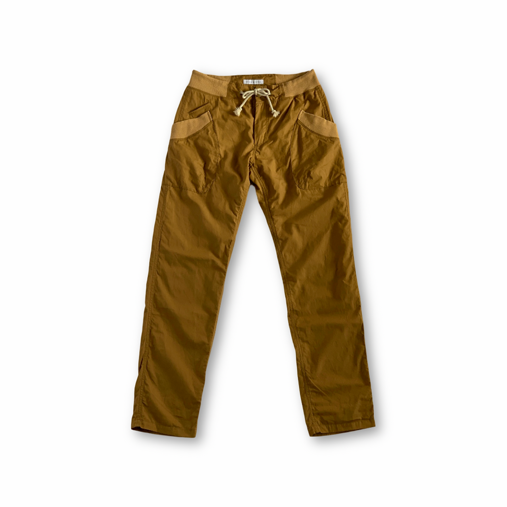 サイドポケット          リブパンツ