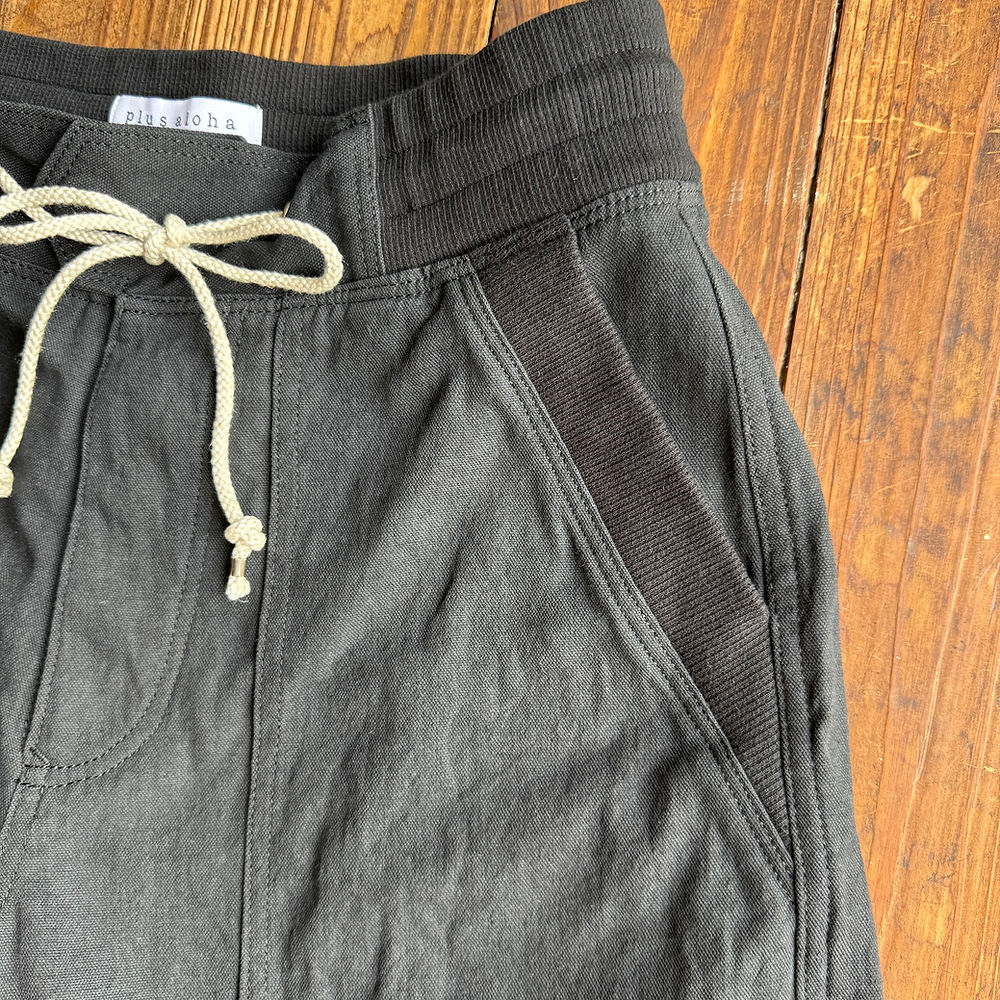 ユーティリティ ショートパンツ/綿麻オックスフォード