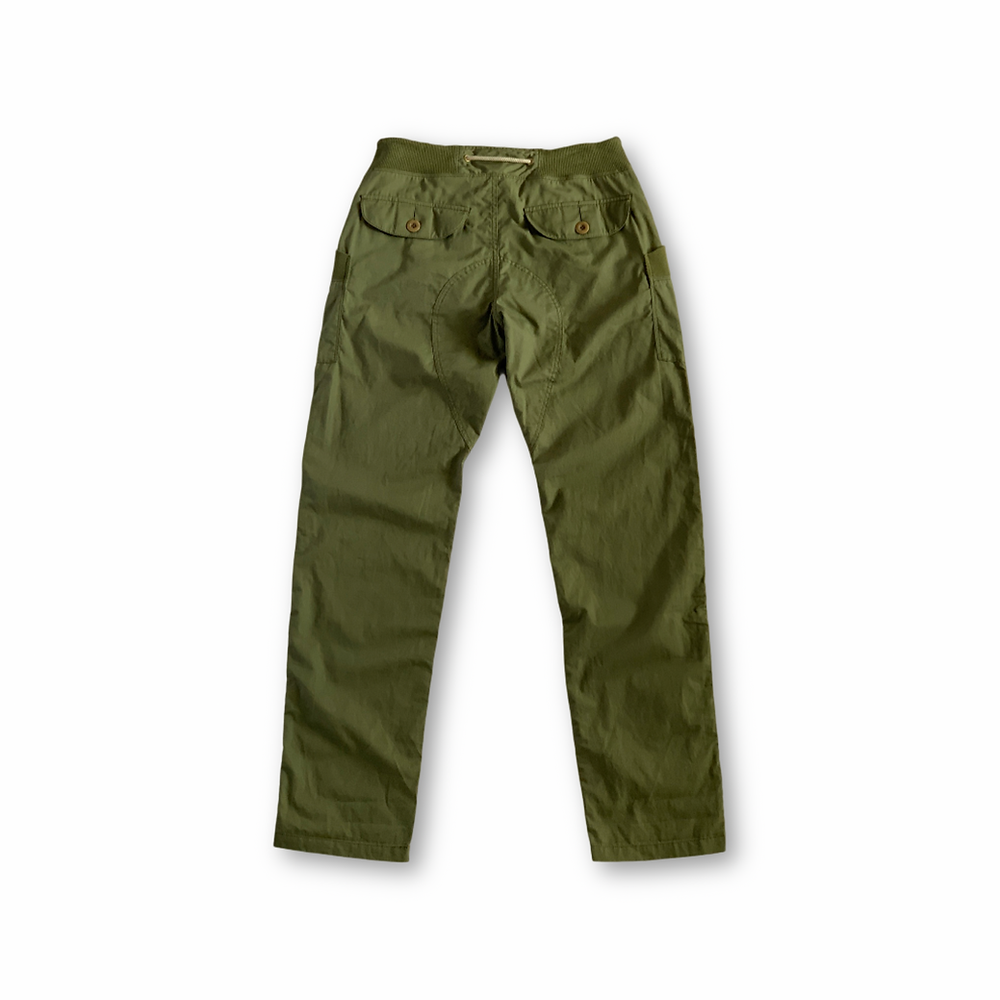 サイドポケット          リブパンツ