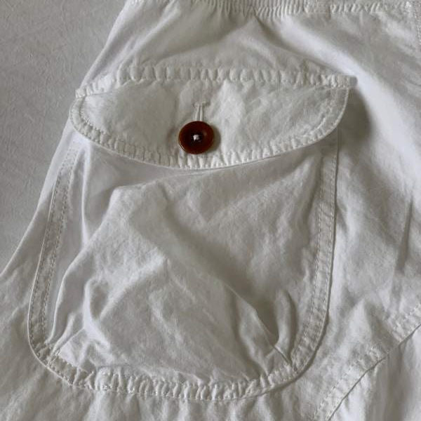 天日干しコットン＆リネン / ショートリブパンツ