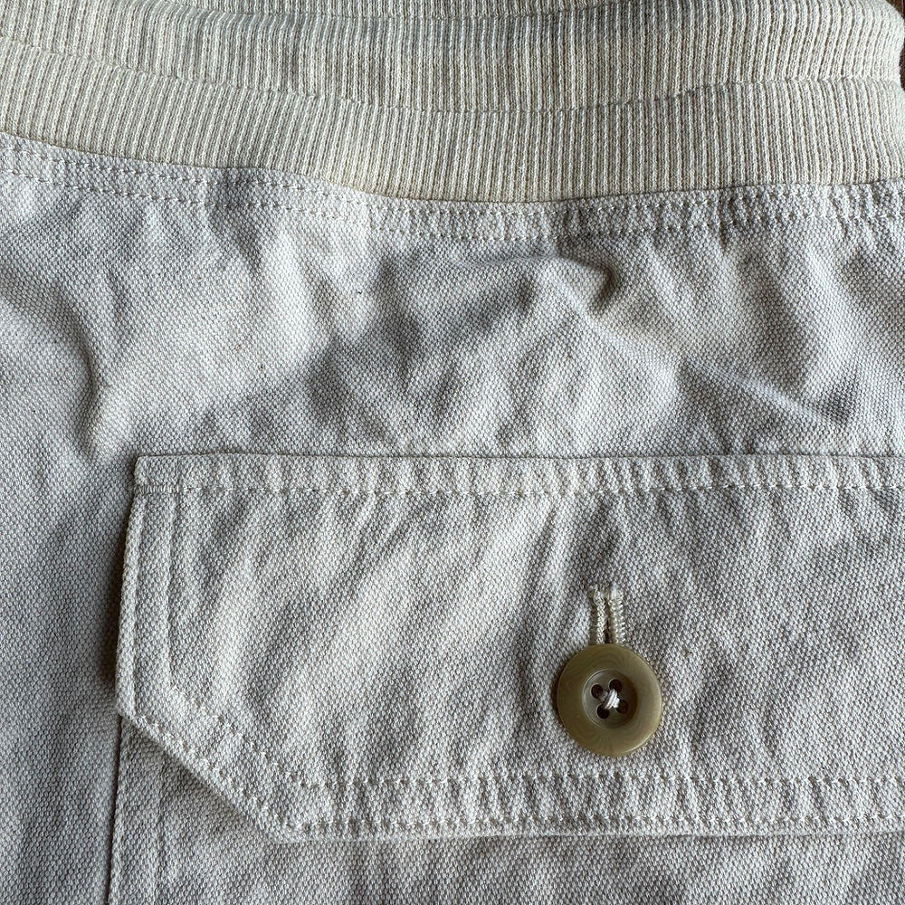 ユーティリティ ショートパンツ/綿麻オックスフォード