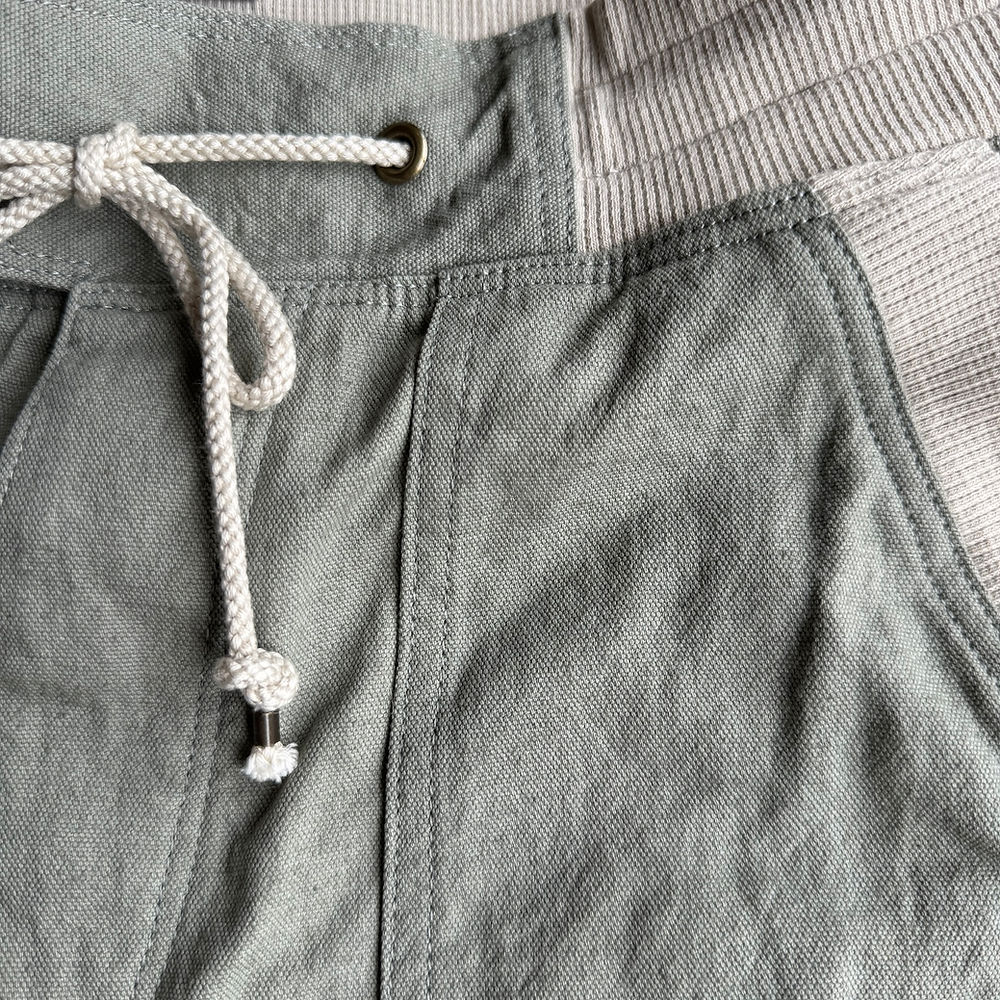 ユーティリティ ショートパンツ/綿麻オックスフォード