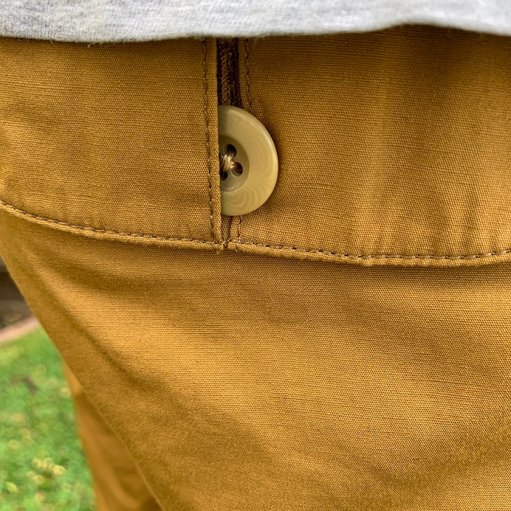 サイドポケット          リブパンツ