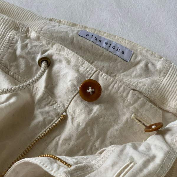 天日干しコットン＆リネン / ロングリブパンツ