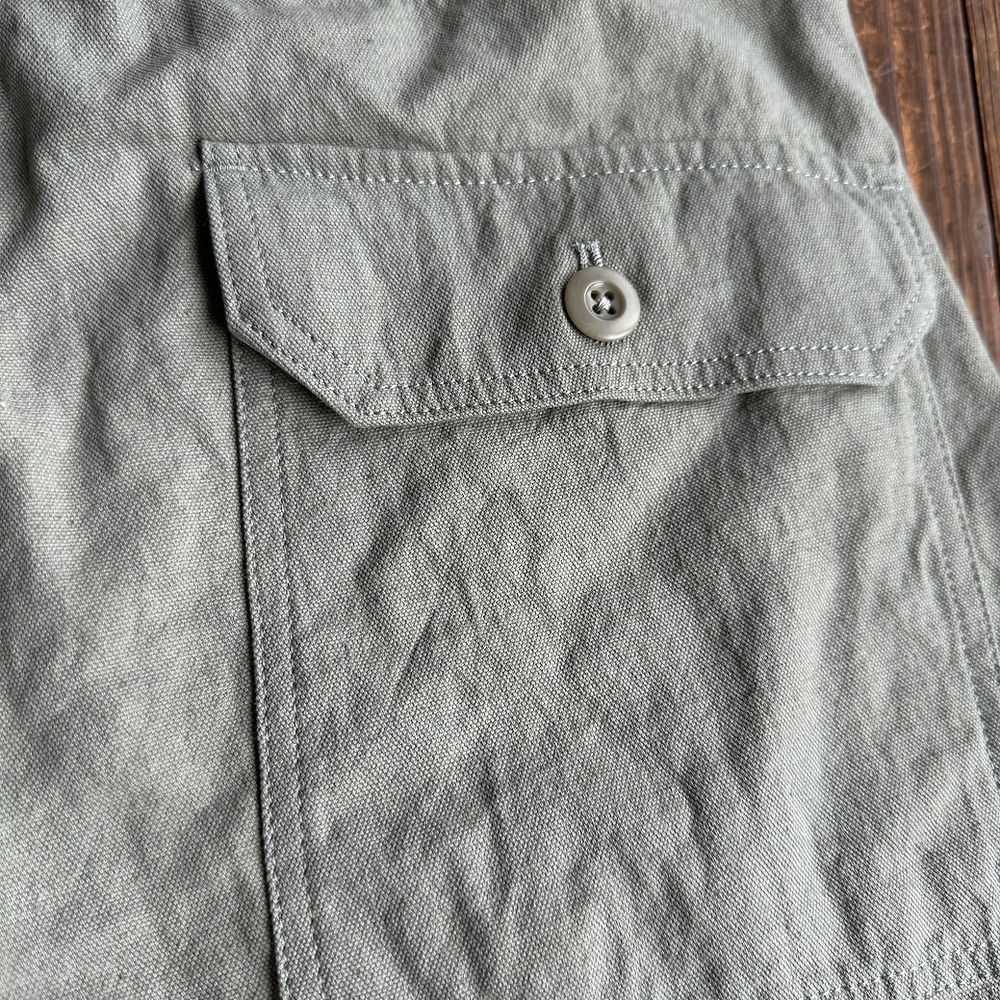 ユーティリティ ショートパンツ/綿麻オックスフォード