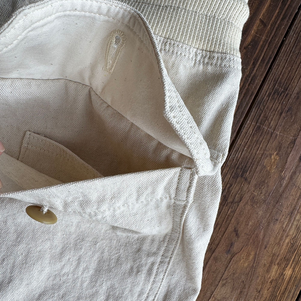 ユーティリティ ショートパンツ/綿麻オックスフォード