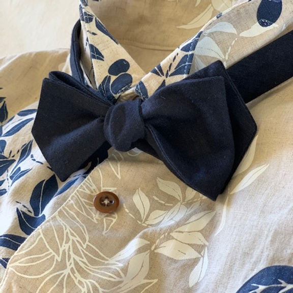 リネン＆コットン　ボウタイ