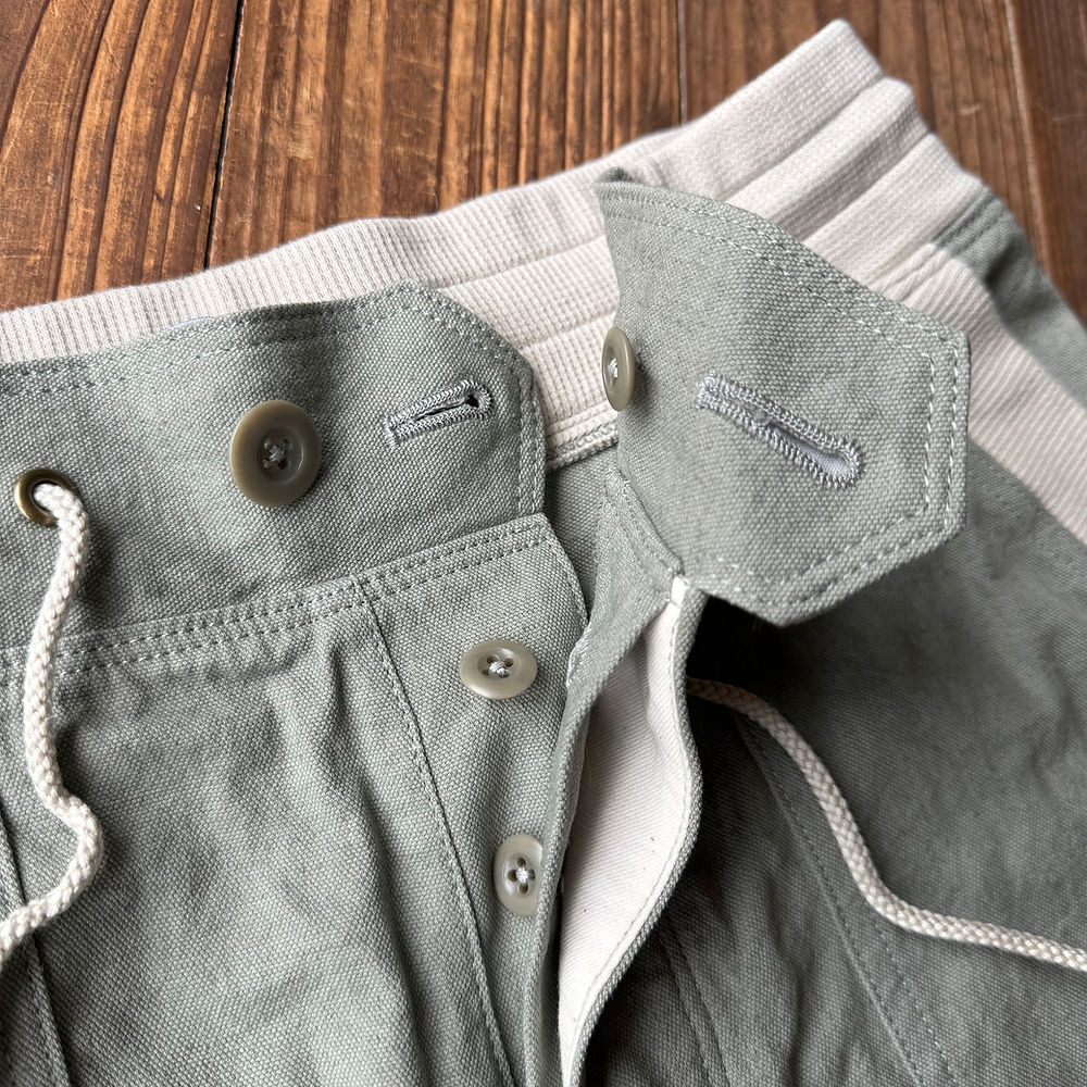 ユーティリティ ショートパンツ/綿麻オックスフォード