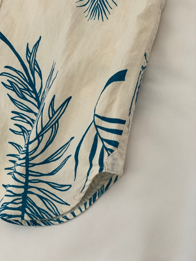 スマイルポケットシャツ／パームリーフプリント